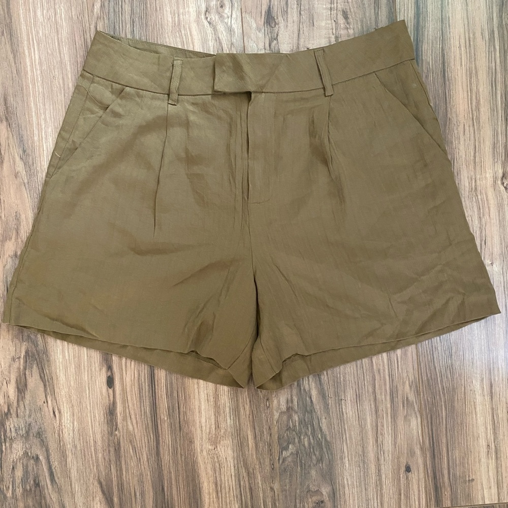 Khaki dress shorts
